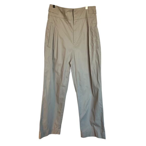 & Other Stories Belted Waist Pleated Trousers Ghurka Waistband Pants Tan Size 10 - Picture 14 of 14